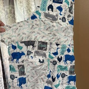 Homemade adult farm them apron. This is unisex.